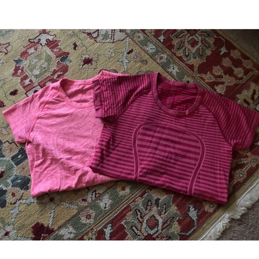 2 lululemon swiftly tech t-shirts
